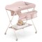 Gymax Baby Diaper Changing Table Folding Newborn Nursery Organizer W/Water Basin Wheel